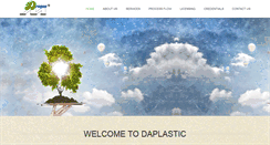 Desktop Screenshot of daplastics.com